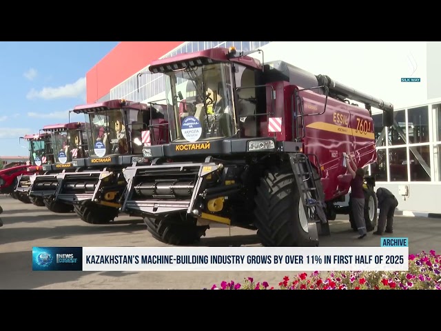 Kazakhstan’s machine-building industry grows by over 11% in first half of 2025