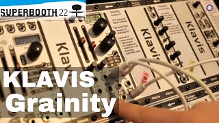 Video thumbnail for Superbooth 22: Klavis - Grainity, Tweakers And Two Bits by sonicstate