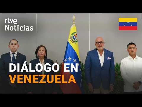 Gobierno y oposición inician un diálogo para una transición en Venezuela | RTVE Noticias