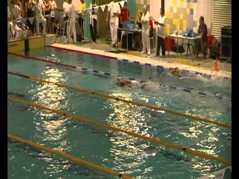 Estafette 4x50 vrij BSK 2010 (21 nov) - Manon - Celine - Sanne - Melissa