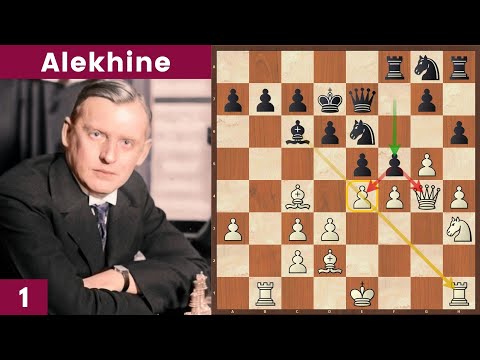 Alekhine vs Gregory | L'Attaccante | Partite Commentate di Scacchi - Alekhine