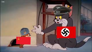 Tom and Jerry WW2 Meme - Nazi Germany vs Soviet Un