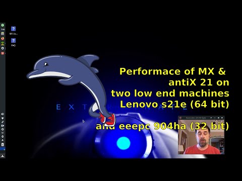 Comparing ram and cpu usage of antiX and MX 21 on low spec hardware