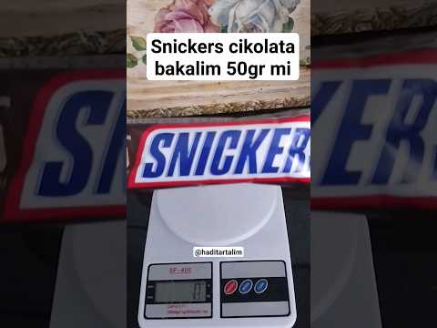 snickera cikolata bakalim 50gr varmi #snickers#çikolata#cikolata#youtubevideo#youtube