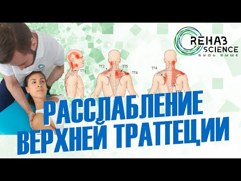 Расслабление верхней порции трапеции. Мягкая мануальная техника.