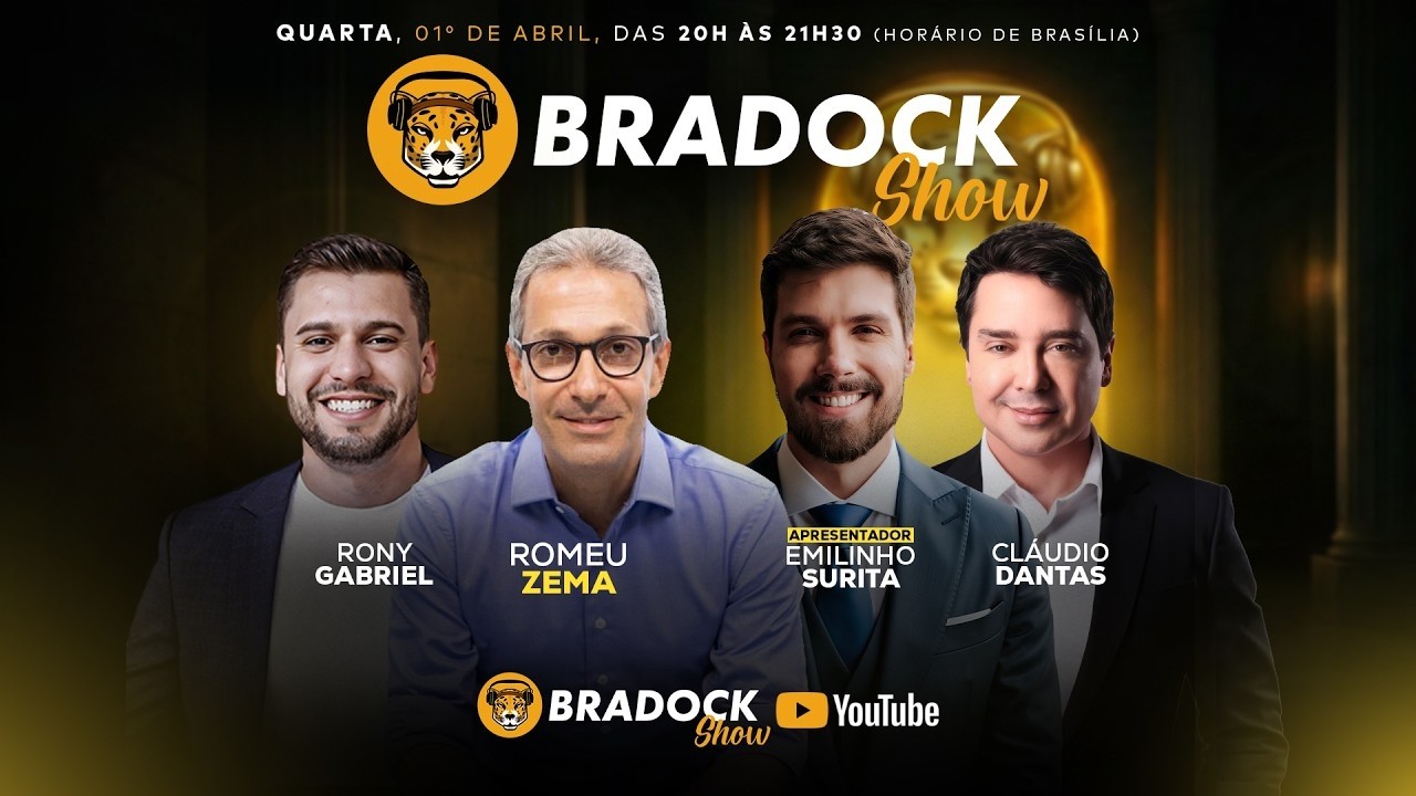 Bradock Show 01/04/26 - ROMEU ZEMA, Emilinho Surita, Cláudio Dantas e Rony Gabriel