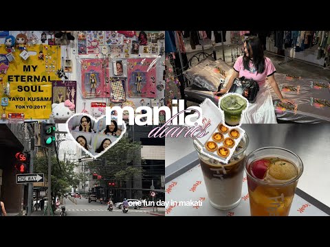 manila diaries ⭐️ makati vlog, salcedo market, productive vlog, aesthetic cafes, galleries