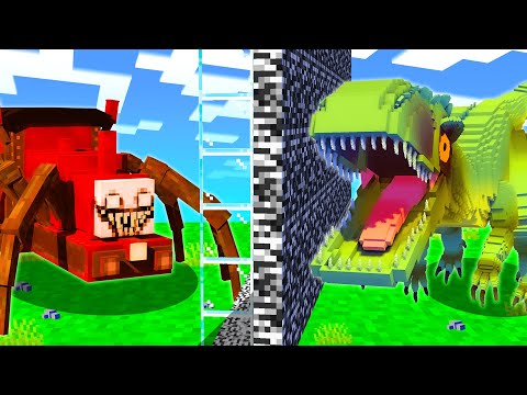 CamTV - I CHEATED in a DINOSAUR Minecraft Mob Battle