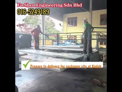 Fushen Scissor Lift Table Installation project at customer site Kedah ...Thank you customer