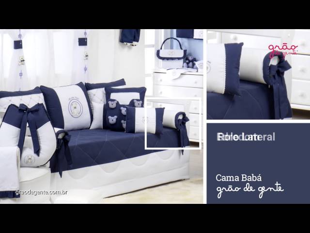 Kit Cama Babá Teddy Marinho | Ref: 50211