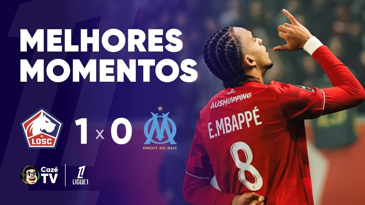 MELHORES MOMENTOS: LILLE 1 X 0 MARSEILLE | LIGUE 1 2025/2026 | 15ª RODADA