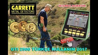 Garrett GTI 2500 Dedektör  Türkçe Nasıl Kullanılır İstanbul Dedektör