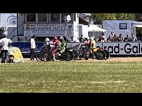 Romano Hummel beim Grasbahnrennen in Melsungen 07.08.2022