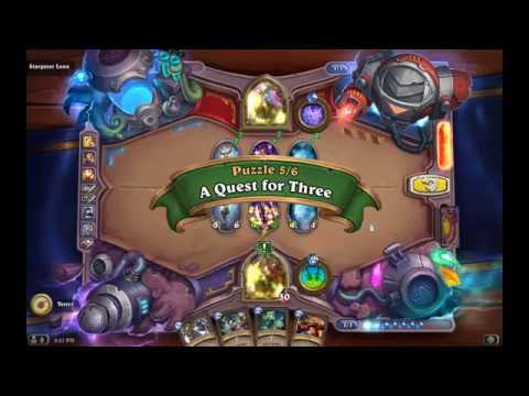 Solution Puzzle Lab Mirror: A Quest for Three - Stargazer Luna (5/6), Hearthstone Boomsday