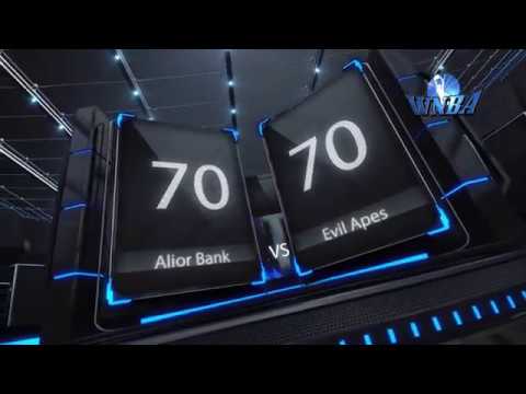 Skrót Spotkania Alior bank-Evil Apes 49 edycja I mecz półfinałowy