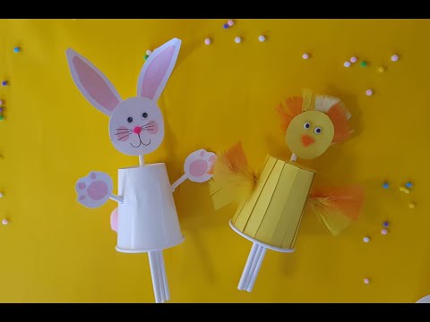 Easter Stem Craft Create A Push Pull Toy