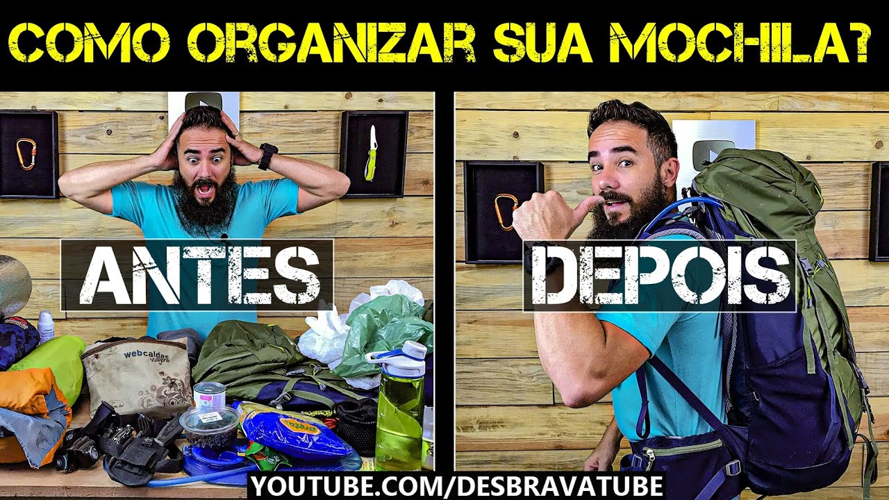 Como montar uma mochila para Acampamento, Trekking, Trilhas e Travessias.