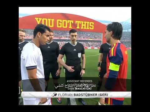 واحد يكول للثاني بنظراته انت منين جاي😂😭. #هيا_مهند²³ #المنتخب_العراقي #المنتخب_الاسباني
