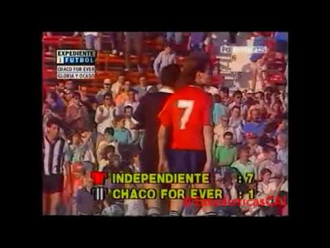 Independiente 7 - 1 Chaco For Ever - Torneo Argentino 1989/90