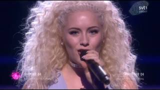 Wiktoria - As I Lay Me Down - Melodifestivalen 2017 with Subtitles/Lyrics (Semifinal 4)