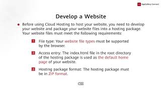 AppGallery Connect Academy - Build Service : Cloud Hosting Part 1