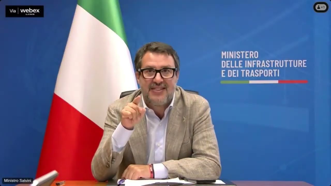 MATTEO SALVINI INTERVIENE ALL'EVENTO "IL NORD-OVEST CUORE LOGISTICO D'EUROPA"