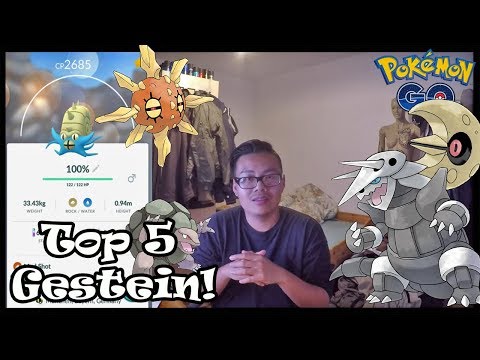 Top 5 BESTE Gestein Pokemon Rangliste! Pokemon Go! Video