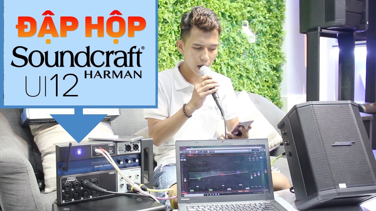 Mixer Soundcraft Ui 12 chính hãng - Video