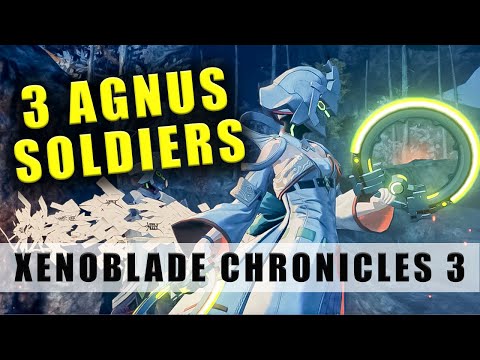 Xenoblade Chronicles 3 Three Agnus Soldiers boss fight - How to beat Attacker, Defender & Healer