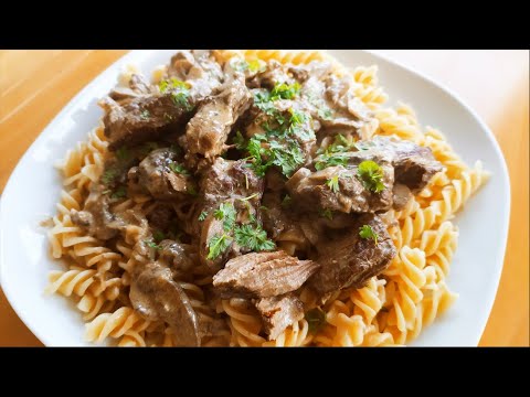 Slow Cooker Beef Stroganoff - Melt in the Mouth...