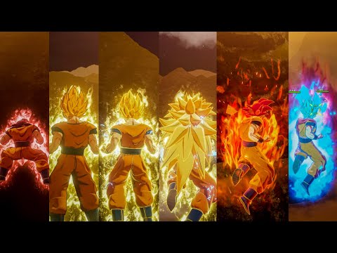 Dragon Ball Z: Kakarot - All Goku Transformations & Ultra Instinct (4K 60fps)