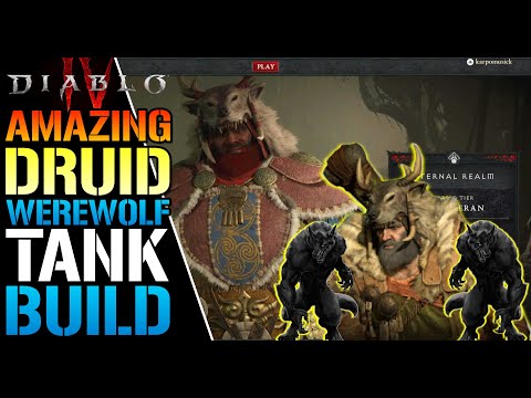 Diablo 4: Druid Werewolf Tank Build! Broke The Game! How To Build Your Druid (Build Guide)