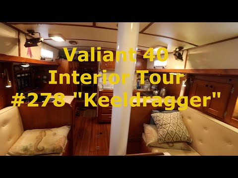 Valiant 40 Segelboot Innenbesichtigung - Kielschlepper