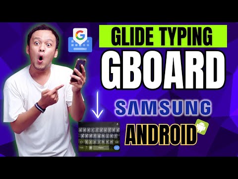 How to Turn ON/OFF Glide Typing on Gboard - Samsung Galaxy, Android