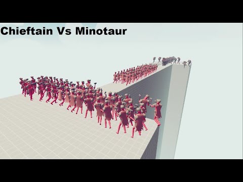 HANTAMAN MAUT MINOTAUR 95v32 Chieftain Vs Minotaur | TABS