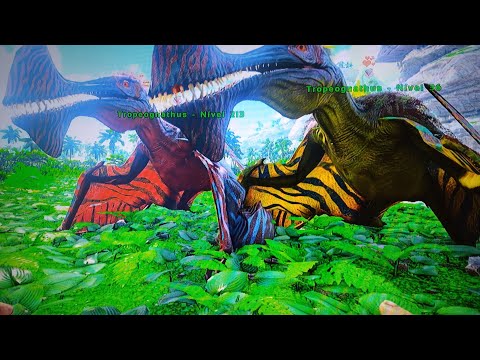 ARK: Como domar ou domesticando um tropeognathus no Crystal isles.