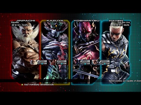 Fidoskin (Kazuya & Jinpachi) vs Troll Box Live (Yoshimitsu & Raven)