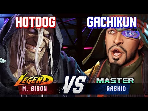 SF6 ▰ HOTDOG29 (#3 Ranked M.Bison) vs GACHIKUN (Rashid) ▰ High Level Gameplay
