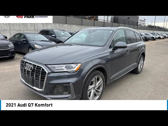 2021 Audi Q7 Komfort | S LINE | PANO-ROOF | NAVI | PWR TAILGATE in Cars & Trucks in Strathcona County