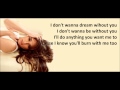 Lea Michele - Burn With You with lyrics