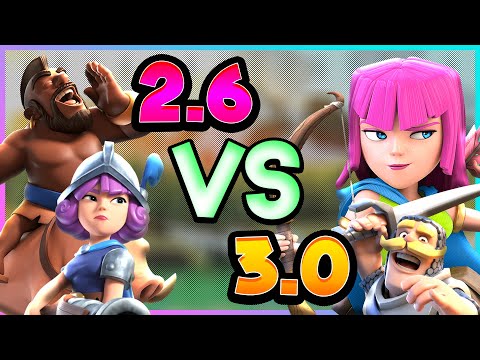 3.0 Xbow vs 2.6 Hog Rider — Clash Royale
