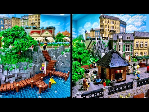 Viel zu gefährliche Bucht und Hafen-Kiosk - Bau einer Lego Stadt Teil 295.