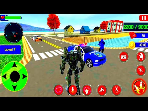 Tank Robot Car Game 2020 – Robot Dinosaur Games - Best Android Gameplay FHD
