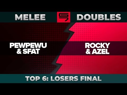 PewPewU/SFAT vs Rocky/Azel - Top 6 Losers Finals: Melee Doubles - Genesis 7