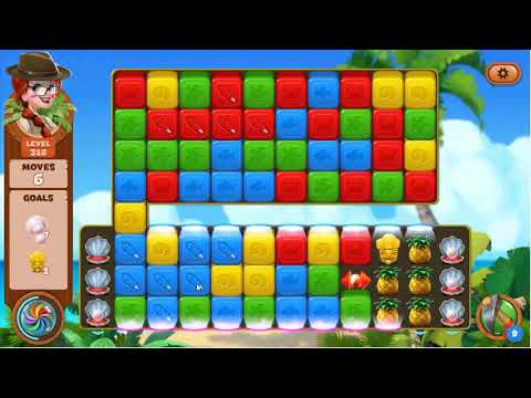 Lost Island Blast Adventure Level 318 - No Boosters