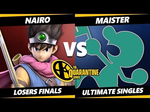 The Quarantine Series Losers Finals - Nairo (Hero, Palutena) v Maister (Game & Watch) Smash Ultimate