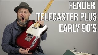 Video thumbnail for Fender Telecaster Plus From The Early 90's - Jonny Greenwood Style by Marty Music