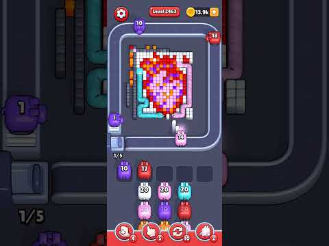 Pixel Flow Level 2463 Walkthrough