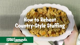 How to Reheat Turkey Stuffing | Step by Step