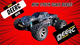 Brand New RC DEERC 8618 Unboxing and Review! - Big Power Out of a  Small 1/16th Scale Package!
